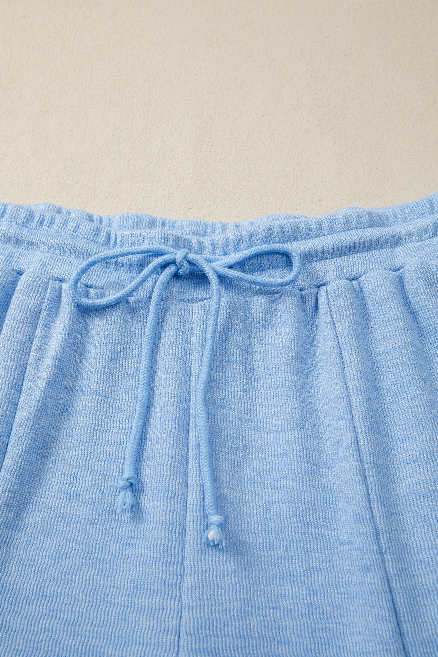 Beau Blue Cap Sleeve Matching Top and Jogger Pants Set